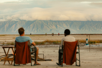 Ombako Fly Camp: Wollen über dem Escarpment