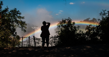 Victoria Falls Hotel: Regenbogen