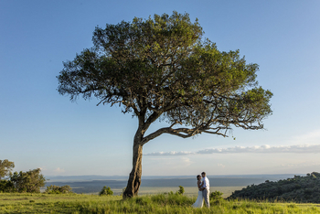 Angama Mara: Hochzeitspaar