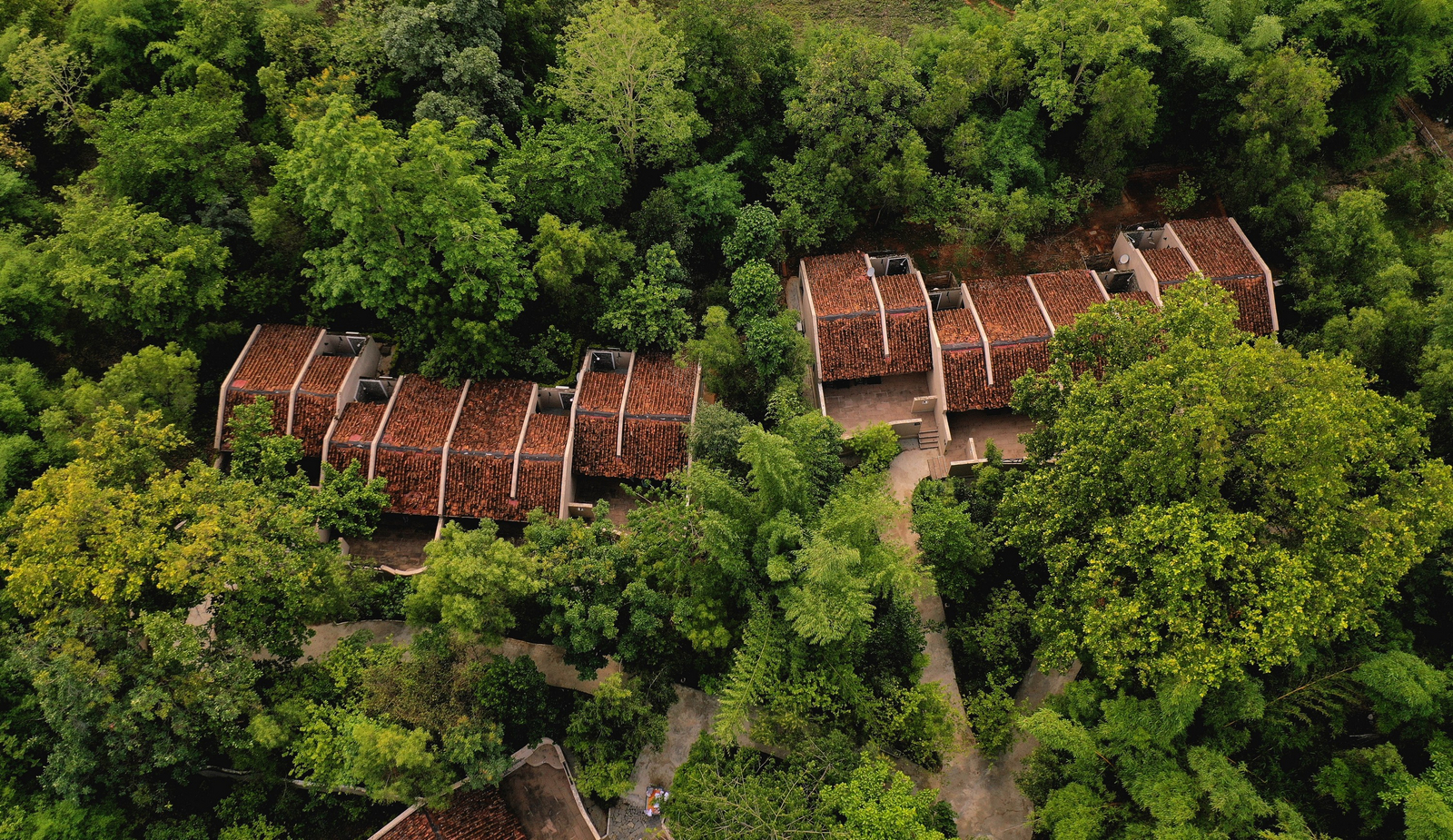 Bandhav Vilas Bandhav Vilas: Luftbild