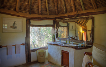 Borana Lodge Borana Lodge: Doppelwaschbecken Room 3