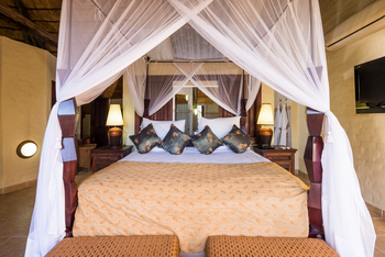 David Livingstone Safari Lodge: Doppelbett