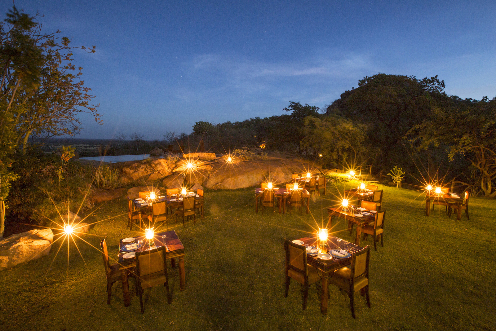 Elewana Elsa's Kopje Elewana Elsa's Kopje: Dinner unter Sternen