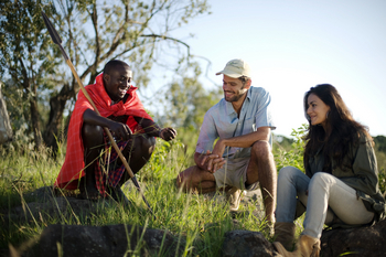 Kicheche Mara Camp: Guide mit Gästen
