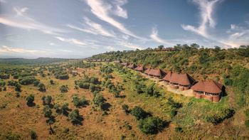 Lake Nakuru Sopa Lodge Lake Nakuru Sopa Lodge: Chalets am Hang