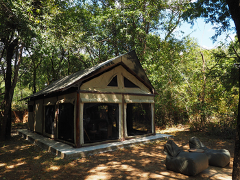 Luambe Camp: Gästezelt