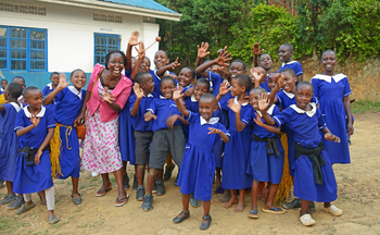 Mahogany Springs Safari Lodge: Kinder mit Lehrerin