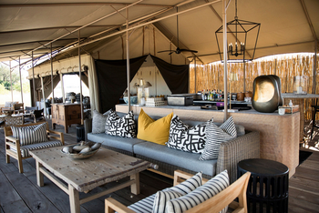 Monachira Camp: Loungebereich