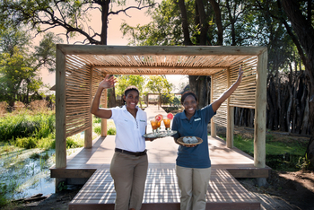 Nxabega Okavango Tented Camp: Begrüßung