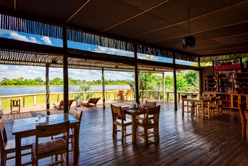 Semowi Nature Camp: Restaurant mit Blick