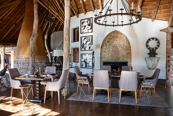Singita Pamushana Lodge: Speisesaal