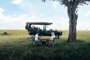 Nimali Mara Camp: Frühstück im Freien