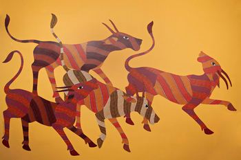 Samode Safari Lodge Samode Safari Lodge: Antilopen aus Künstlersicht