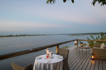 Chobe Game Lodge: Privater Tisch