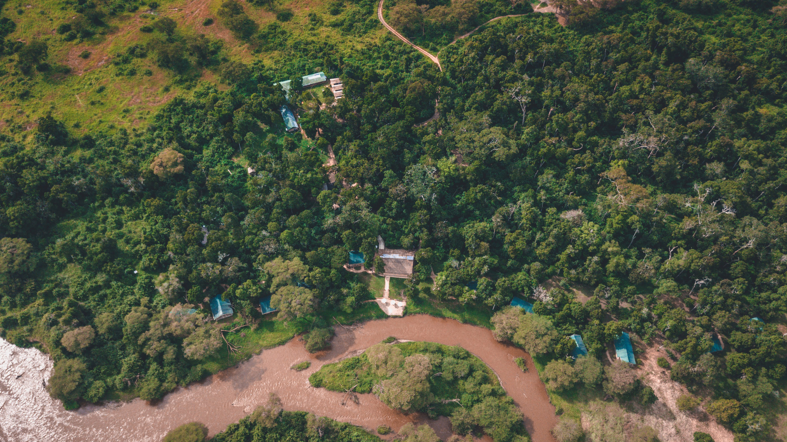 Ishasha Wilderness Camp Ishasha Wilderness Camp: Drone Shot