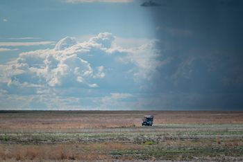 King Lewanika Lodge: Landschaft mit Wolken im Hintergrund