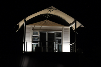 Spitzkoppen Lodge: Beleuchtetes Zelt