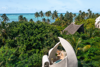 Xanadu Villas: Kimwondo Vill von oben