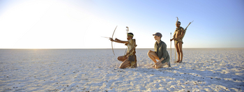 Meno A Kwena Camp Meno A Kwena Camp: Bushmen Saltpan Panoramic