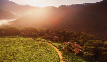 One and Only Nyungwe House: Landschaft mit Sonne
