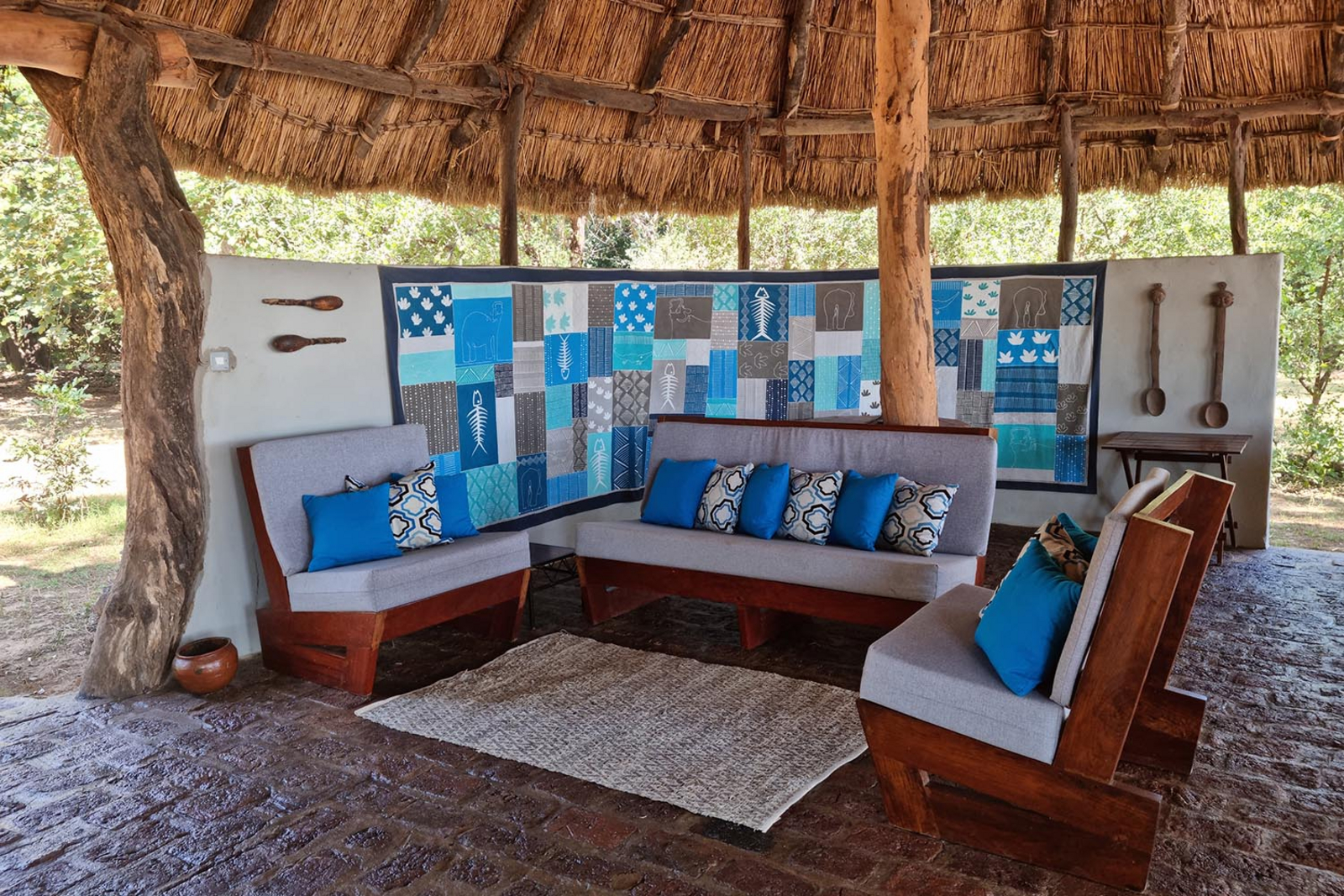 Takwela Camp Takwela Camp: Sitzgruppe