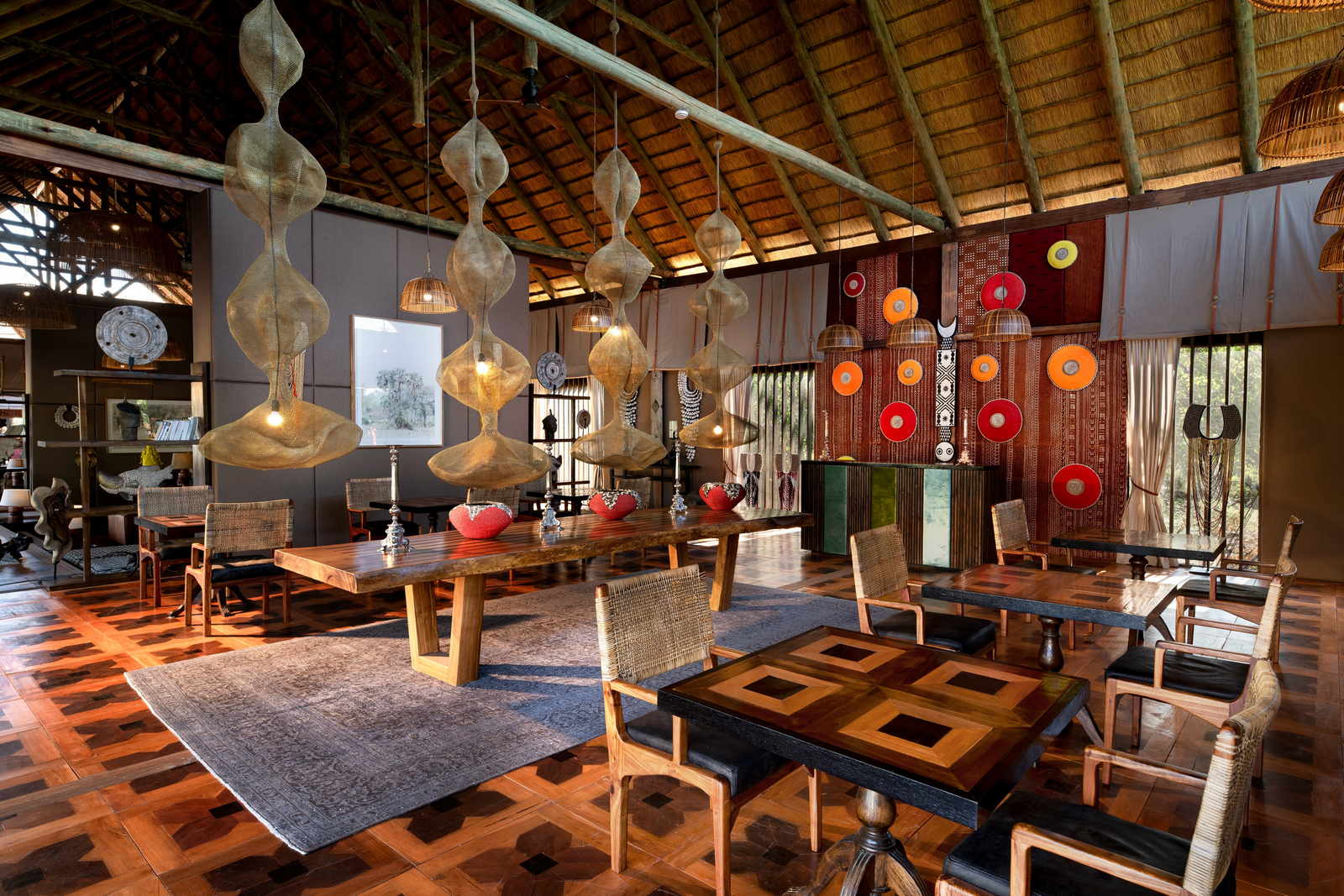 Atzaro Okavango Camp Atzaro Okavango Camp: Speisesaal