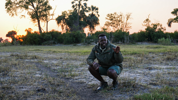 Atzaro Okavango Camp: Spurenleser