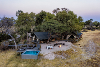 Gomoti Private Camp Gomoti Private Camp: Luftbild