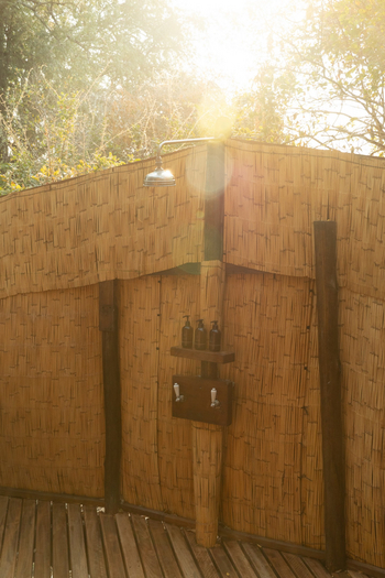 Kanga Camp: Dusche im Freien