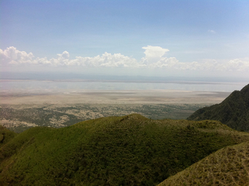Ubuntu Migration Camp: Blick auf Lake Eyasi