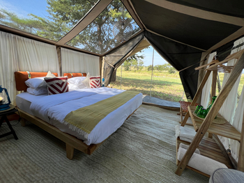 Wayo Little Green Camp: Zelt mit Dachfenster