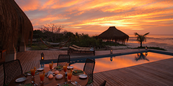 Azura Benguerra Island: Villa Amizade - Sonnenuntergang