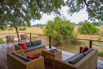 Chikoko Tree Camp: Lounge in der oberen Etage