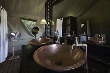 Desert Rhino Camp Desert Rhino Camp: Waschbecken im Badezimmer