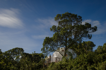 The Highlands Camp: Kuppelzelt Balkon