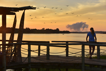 Victoria Falls River Lodge Victoria Falls River Lodge: Morgenstimmung