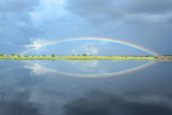 Zambezi Mubala Lodge: Regenbogen