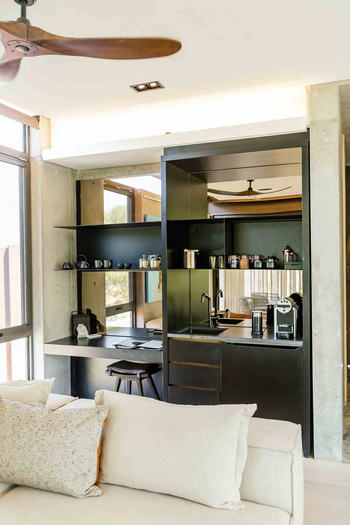 Cheetah Plains Mvula House: Minibar einer Suite