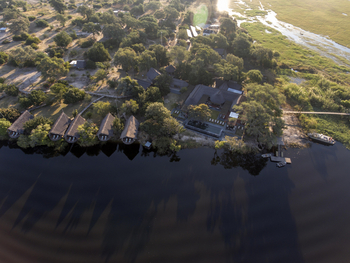 Chobe Water Villas: Luftbild