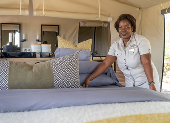 Gomoti Private Camp Gomoti Private Camp: Housekeeping Janet