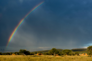 Okonjima Plains Camp: Regenbogen