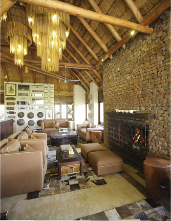 Phinda Mountain Lodge: In der Lounge