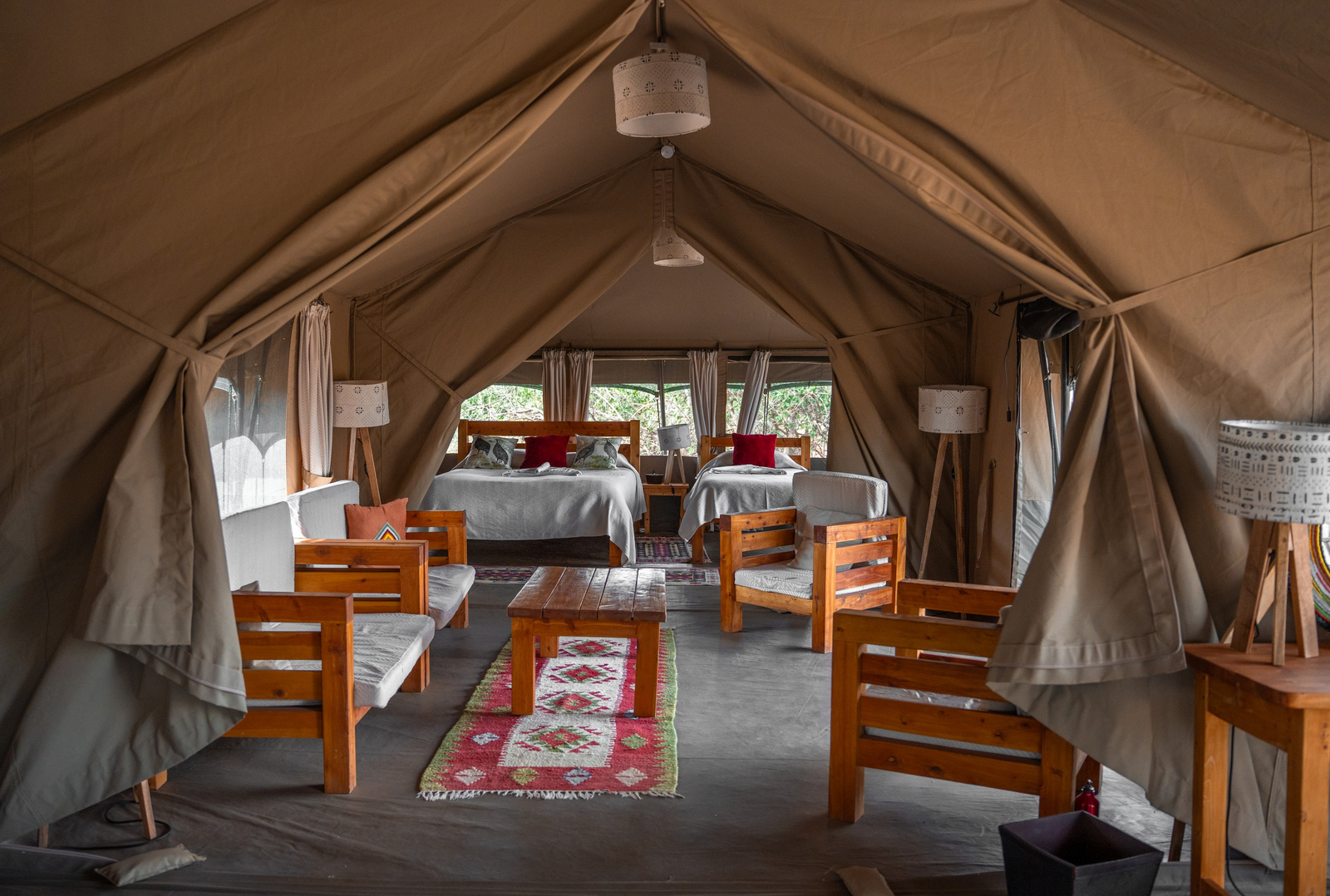 Porini Amboseli Camp Porini Amboseli Camp: Familienzelt Lounge