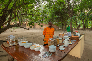 Tafika Camp: Frühstücksbuffet