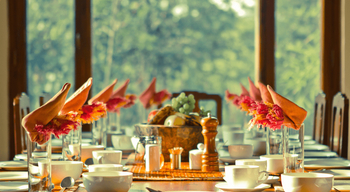 Forsyth Lodge Forsyth Lodge: Gedeckter Tisch