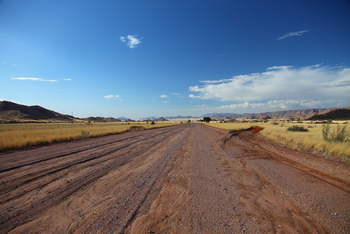 Hoodia Desert Lodge: Anfahrt zum Sossusvlei