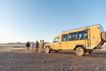 Hoodia Desert Lodge: Geländefahrzeug