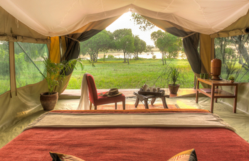 Kicheche Laikipia Camp: Blick vom Bett