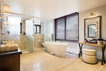 Melia Serengeti Lodge: Suite Badezimmer