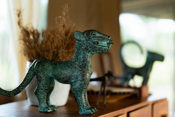 Olmara Camp: Leopardenfigur